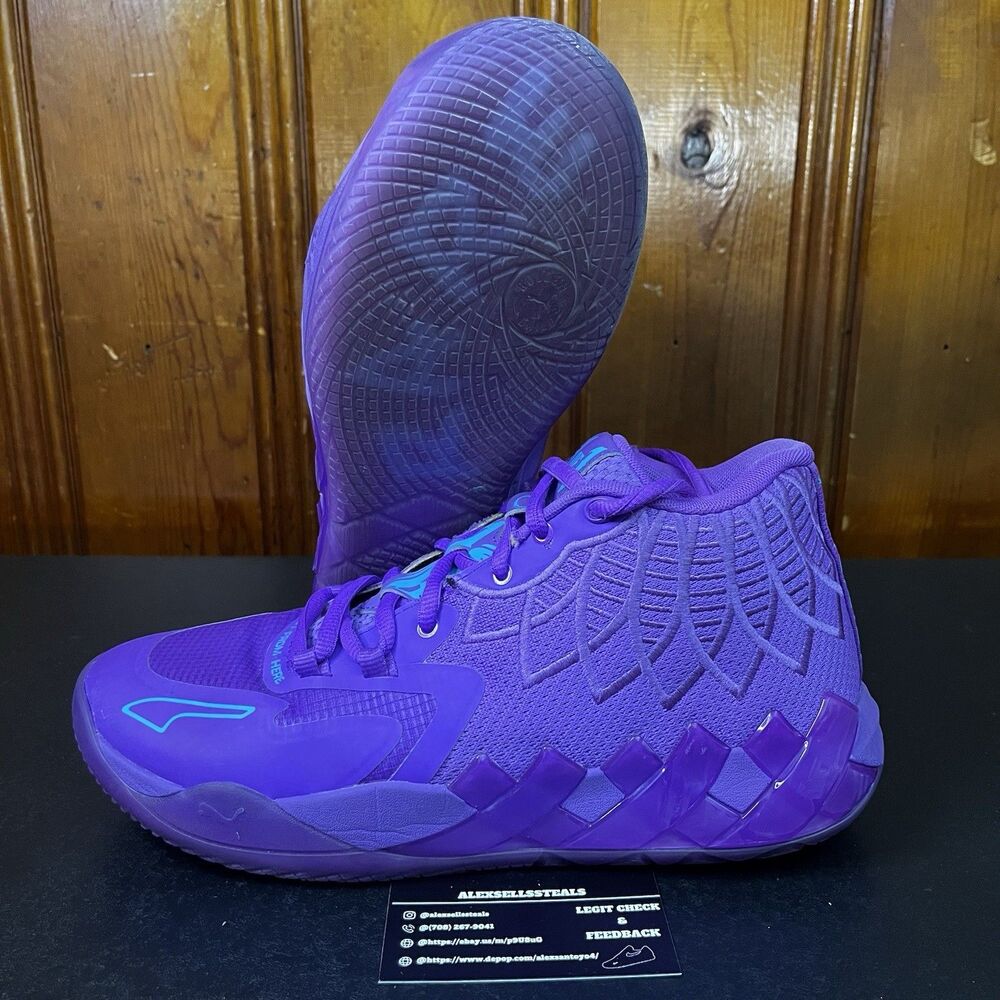 Puma Lamelo Ball MB.01 Queen City All Purple (377237-10) Size 10 Men NO BOX
